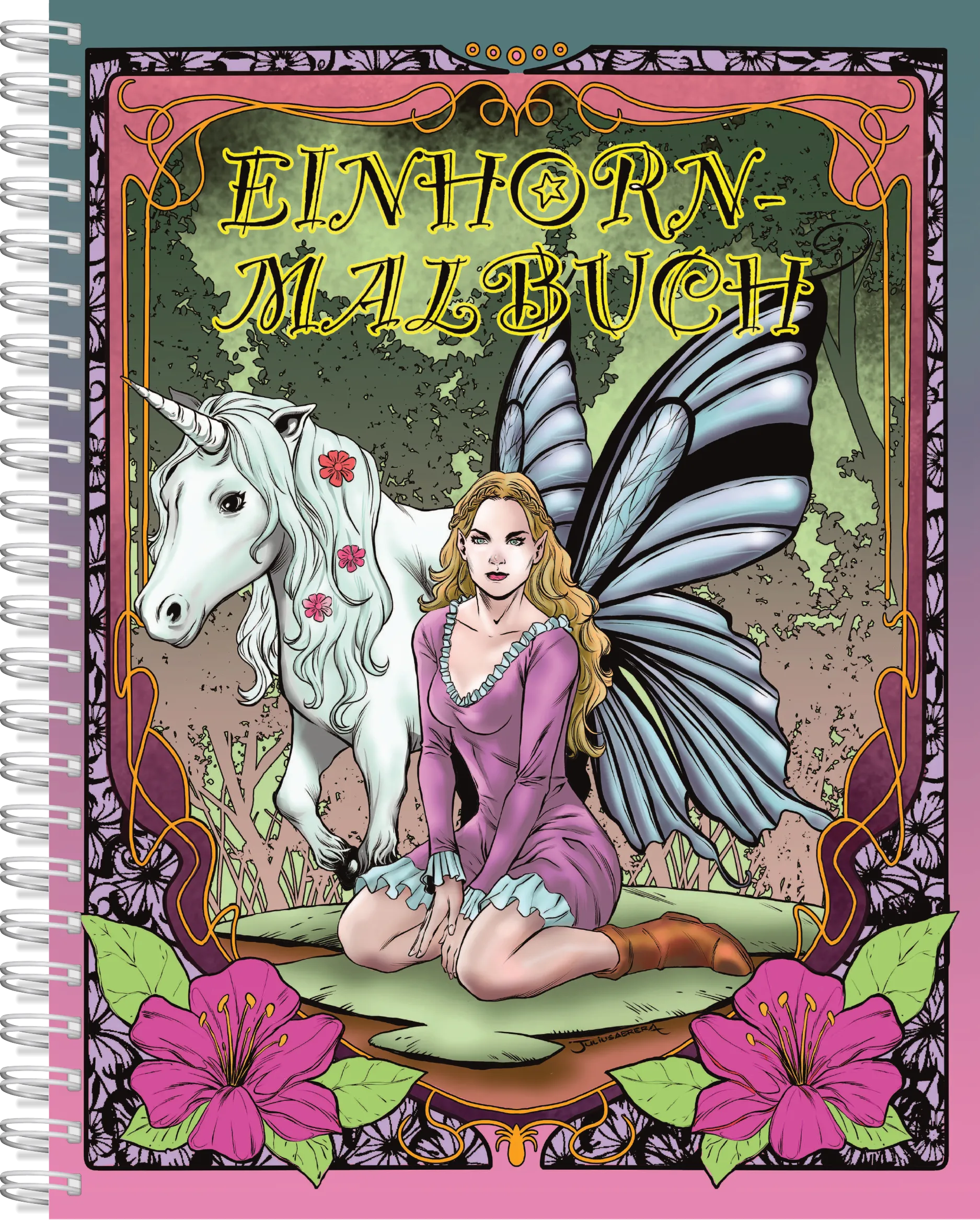 Einhorn-Malbuch ab 8 Jahren