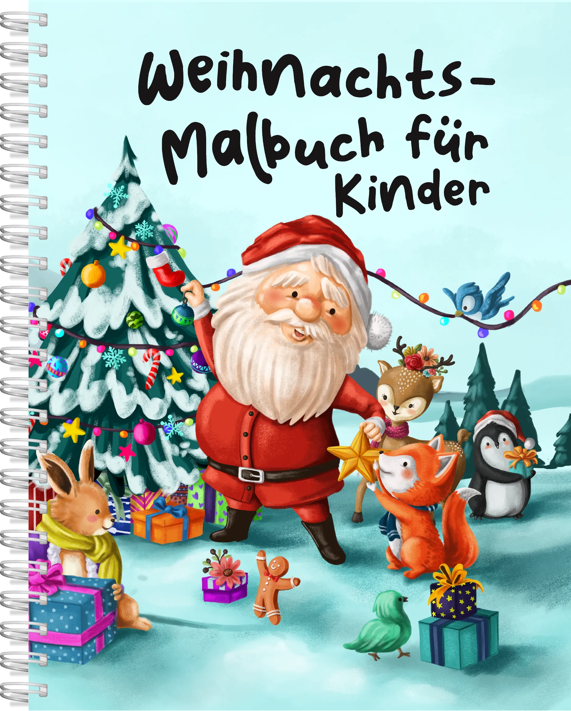 Weihnachts-Malbuch ab 4 Jahren